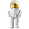 Donkey Products Summerglobe The Astronaut, Schneekugel, Glitzerkugel, Dekoration, Glas, Polyresin, Weiß, Golden, 17 cm, 330441