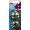 Prym Copribottoni 2 Pezzi, Dimensioni: 38 mm, Argento