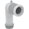 Ideal Standard - Multi Suites, Curva tecnica per vaso a filo parete, Adattatore per conversioni scarico vaso da parete a pavimento, T002767, Neutro