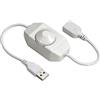 Leloco Dimmer LED USB 12 V/24 V DC con funzione - dimmer PWM per strisce LED, strisce luminose e rilevatore di movimento (IP20, 3A, 5-26 V)