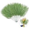 Rikyo - Foglie di palma artificiale Areca da 19 pollici, 20 steli di palme tropicali finte, foglie verdi di alberi per decorazioni da giardino, festa di compleanno alle Hawaii, barbecue, allestimento