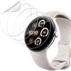 SRSRROP 5 Pezzi TPU Pellicola Protettiva per Google Pixel Watch 3 /Watch 2/Watch 1 (41mm), HD Trasparente Protezione Schermo, Sensibile al Tatto, Senza Bolle