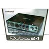 Roland USB Audio Interface Rubix24 2in/4out Cloud Portatile Black Music Japan