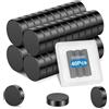 Wzone 40PCS Nero Calamite Piccole, 10x3 mm Mini Calamita Frigorifero Potenti Rotondo Magneti Neodimio per Artigianato Mappe Ufficio Scuola Cucina Casa