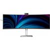 PHILIPS Monitor Philips 49B2U6903CH 49" dunkelGrigio Argento DQHD VA Thunderbolt 4 USB-C Pop-up-Webcam 120Hz