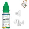 Gubuyi Aquatic Co2 Checker, Aquatic CO2 Glass Drop Checker, Kit per Test più Rapido per Acquario, Soluzione per Il Controllo delle Cadute di CO2, per Acquario, Controllo delle Gocce di CO2 più Veloce