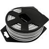 Zeqeey Filo di Ricambio per Decespugliatore con Anima in Acciaio e Rivestimento in Nylon, 2,4 mm x 43 m (0,095 Pollici) Rinforzato Cavo da Taglio di Erbacce