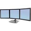 Ergotron DS Series DS100 Triple Monitor Desk Stand 53,3 cm (21") Nero Scrivania [33-323-200]