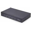StarTech.com Switch KM a 4 porte con commutazione del mouse, switcher USB per tastiera/mouse, audio 3,5 mm/USB, Condivisione periferiche tra PC, conforme TAA [P4A20132-KM-SWITCH]