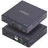 StarTech.com KVM Extender HDMI su Rete IP, Kit Trasmettitore e Ricevitore 4K 60Hz USB Ethernet/Cat6, AVoIP, non Richiede Driver, di Montaggio incluso [IH2006-KVM-EXTENDER]