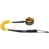 ION Wing Board Leash Core Coiled Ankle mustard