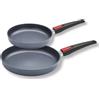 Woll DIAMOND Set due Padelle 24cm + 28cm - nero