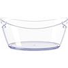 OUKEYI OUKEYI-100894 - Secchiello per ghiaccio per feste, 5,5 litri, in acrilico trasparente, per uso alimentare, forniture per bar, champagne, birra, spumante, cocktail, 16,9 cm
