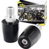 Area1 Set Terminali Manubrio/Pesi Antivibrazione per Moto - Compatibili con MT-07, MT-09, Tracer, MT-10, MT-125, MT-03, FZS, FZ1, FZ6, FZ8, Fazer, YZF R125, YZF-R1, R6, YZF R7, SZR, TDR, YZ, XSR