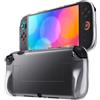 Omnpak Clear Case for Nintendo Switch 2, TPU Grip Protective Cover Case for Nintendo Switch and Joy Con Controller