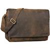 STILORD Elias Borsello Uomo Tracolla Pelle Grande Borsa tracolla pelle vintage Borsa studente cuoio Cartella ufficio PC 15,6 Colore:colorado - marrone