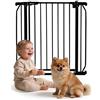 LIONELO Truus Slim Cancelletto di sicurezza, Larghezza regolabile da 75 fino a 105 cm con Fissaggio a pressione, Apertura entrambe le direzioni, Altezza 77 cm, Autobloccante