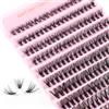 Parriparri Extension Ciglia Individuali D Curl Ciglia Finte Ciuffetti Naturali 8-16mm Mix 40D DIY Cluster Ciglia Volume Professionali Ciglia a Grappolo Fai Da Te per Uso Personale a Casa