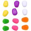 Pwshymi 60 pezzi esche da pesca esche morbide topwater pesca alla carpa mais 6 colori esche pop up artificiali galleggianti(Giallo, viola, bianco, verde, rosa, arancione)