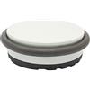 WAGNER Fermaporta BIG DISK COLORE GRIGIO - Diametro Ø 98 x 30 mm I Fermaporta da posizionare I Fermaporta premium in acciaio industriale e gomma termoplastica, 750 g - 15516801