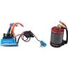 Eurowagens Motore Brushless 3650 3600KV E ESC 120A Per Auto RC Drift Racing 1:10