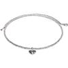 Vestopazzo Girocollo Choker Microsfere Pendente Cuore