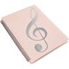 Foglio Musica Cartella 60 Pagine Capacitysheet Musicholderfits Lettera