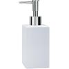 Spirella Dispenser Sapone Quadro in Porcellana Bianca