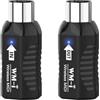 YIWEOG Adattatore MIDI Wireless Ricevitore Trasmettitore Audio Ricaricabile 2.4GHz Latenza Ultra Bassa Connettore MIDI Portatile Silenzioso Incorporato per Strumenti a Fiato Chitarra Tastiera Pianofor