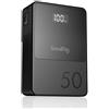 SMALLRIG Batteria mini V Mount, 3400 mAh (50 Wh/14,8 V) con Schermo OLED,
