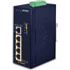 PLANET IGS-504HPT switch di rete Non gestito L2 Gigabit Ethernet (10/100/1000) Supporto Power over (PoE) Blu [IGS-504HPT]