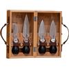 BOSKA Cheesemongers Parm Set Pro/Coltelli da formaggio professionali/Per parmigiano/Acciaio inossidabile di alta qualità/Coltello ergonomico/Taglierino e 2 coltelli da parmigiano