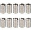LT Easiyl 10 dadi riduttori filettati da maschio M12 x 1,75 a femmina M10 x 1,5 in acciaio inox, 20 mm, per macchinari e attrezzature