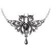 Alchemy Gothic Midnight Memorial Donna Collana nero/argento peltro