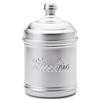 H&H Italo Ottinetti Barattolo Zucchero Opaco, Alluminio, Grigio, 10 cm