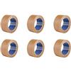 ACIT Nastro adesivo Ecologico in Carta marrone - Pack da 6 rotoli - 50 mt x 50 mm - senza solventi
