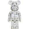 Medicom Toy Be @ Serie Medicom Toy Bearbrick Sorayama ~ Bape (R) Camo Shark 1000  Argento