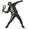 MEDICOM 2019 BANKSY FLOWER BOMBER Nera Ver. Rara Bearbrick Medicom Dal Giappone