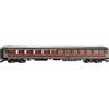 ROCO 64611 UIC-X Mista 1/2 cl. Rosso fegato/grigio beige, porte dorate, FS