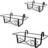 Set 3 Balconiere in ferro portata 15 kg