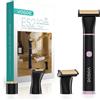 VOGOE Rasoio Elettrico Donna, 3-in-1 Rasoio Donna Elettrico, Cordless Compatto e Impermeabile Rasoio Elettrico Donna Parti Intime per Corpo e Viso, Nero ES210
