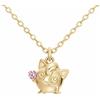U-TREASURE Collana Unisex Con Ciondolo Pokemon Purin In Oro Giallo K18 45cm