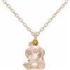 U-TREASURE Collana Pokemon Psyduck Koduck in Oro Rosa 18K U-TREASURE Catena 45cm