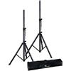 MUSICALSTORE2005 Aste Casse (Coppia con Borsa) Stand Supporti Casse Acustiche