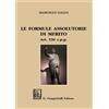 Giappichelli Libro - Marcello Gallo - Le Formule Assolutorie Di Merito. Art. 530 C.P.P. - Gi