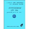 Edizioni Federico Capone Libro - Effemeridi Geocentriche 1582-1700. Geocentriche Per Le Ore Zero - Edizi