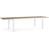 Andrea Bizzotto Tavolo Allungabile Elias 200-300 x 95 cm in Alluminio Bianco