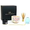 HOUKOUEN Set Di Matcha "Sadou" Cerimonia Del Tè Regalo Giappone 5 Pezzi "Sakura" F/S