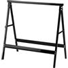 Avilia Cavalletto da Lavoro in Acciaio - Cavalletto per Lavori da esterni e interni - Supporto da Lavoro per Carichi Pesanti - 76x37x78 cm, Nero