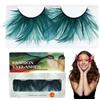 ZLXFT Ciglia Finte, Occhi Décoration Glamour, Naturali Ciglia Fatte, per Festa, Carnaval, Bal, Scena, Halloween